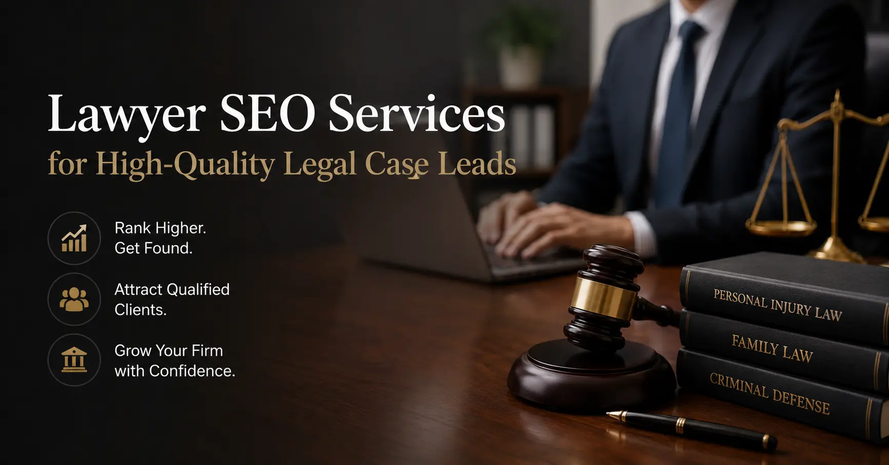 Lawyer SEO Services for High Quality Legal Case Leads